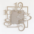 Orologio da parete Amos Arti & Mestieri in metallo beige 40 cm