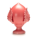PALAIS ROYAL Pumo Pomo Pugliese Decorazione 30cm Rosa Ceramica