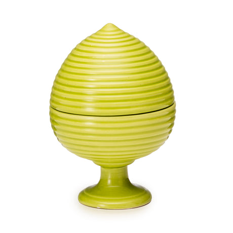PALAIS ROYAL Pumo Pomo Pugliese Scatola Contenitore Decorazione 20cm Lime Ceramica