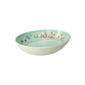 Insalatiera ovale Reef Brandani in melamina celeste 33x23 cm