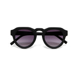 OKKIA Zeono Occhiali da Sole Unisex Tondo Nero