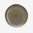 Piatto piano Concerto Rose & Tulipani in stoneware color tortora 27 cm