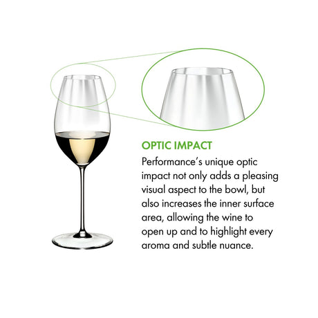 RIEDEL Performance Calice Vino Bianco Set 2 Pezzi Sauvignon Blanc 440ml Cristallo