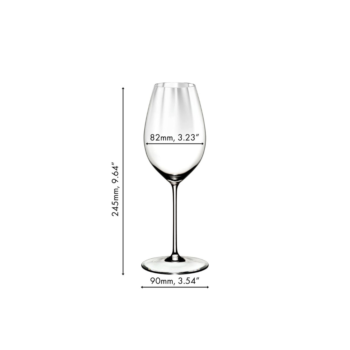 RIEDEL Performance White Wine Glass Set 2 Pieces Sauvignon Blanc 440ml Crystal