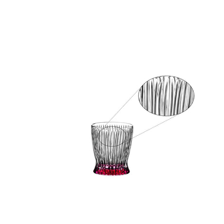 RIEDEL Fire & Ice Tumbler Bicchiere da Whisky Set 4 Pezzi Multicolore 295ml Cristallo