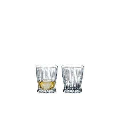 RIEDEL Fire &amp; Ice Tumbler Bicchiere da Whisky Set 2 Pezzi 295ml Cristallo