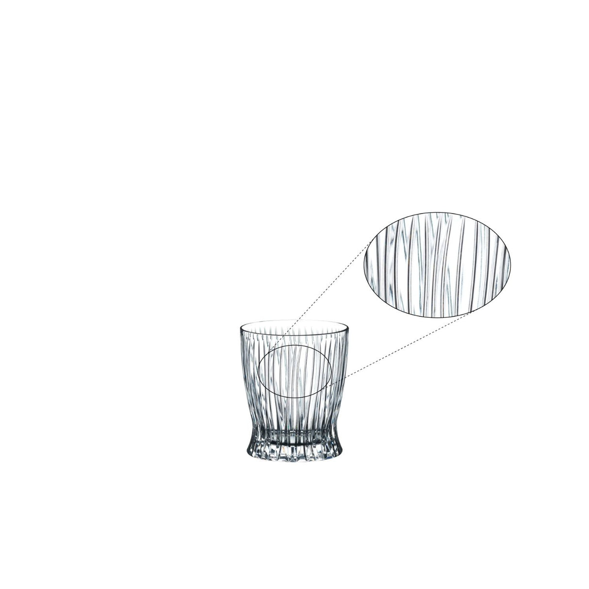 RIEDEL Fire & Ice Tumbler Bicchiere da Whisky Set 2 Pezzi 295ml Cristallo