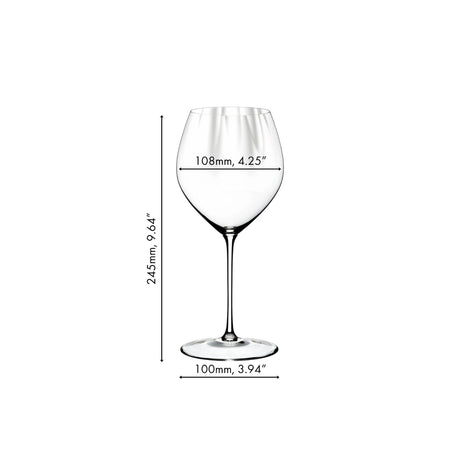RIEDEL Performance Calice Vino Bianco Chardonnay Set 2 Pezzi 727ml Cristallo