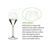 RIEDEL Performance Calice Champagne Spumante Set 2 Pezzi 375ml Cristallo