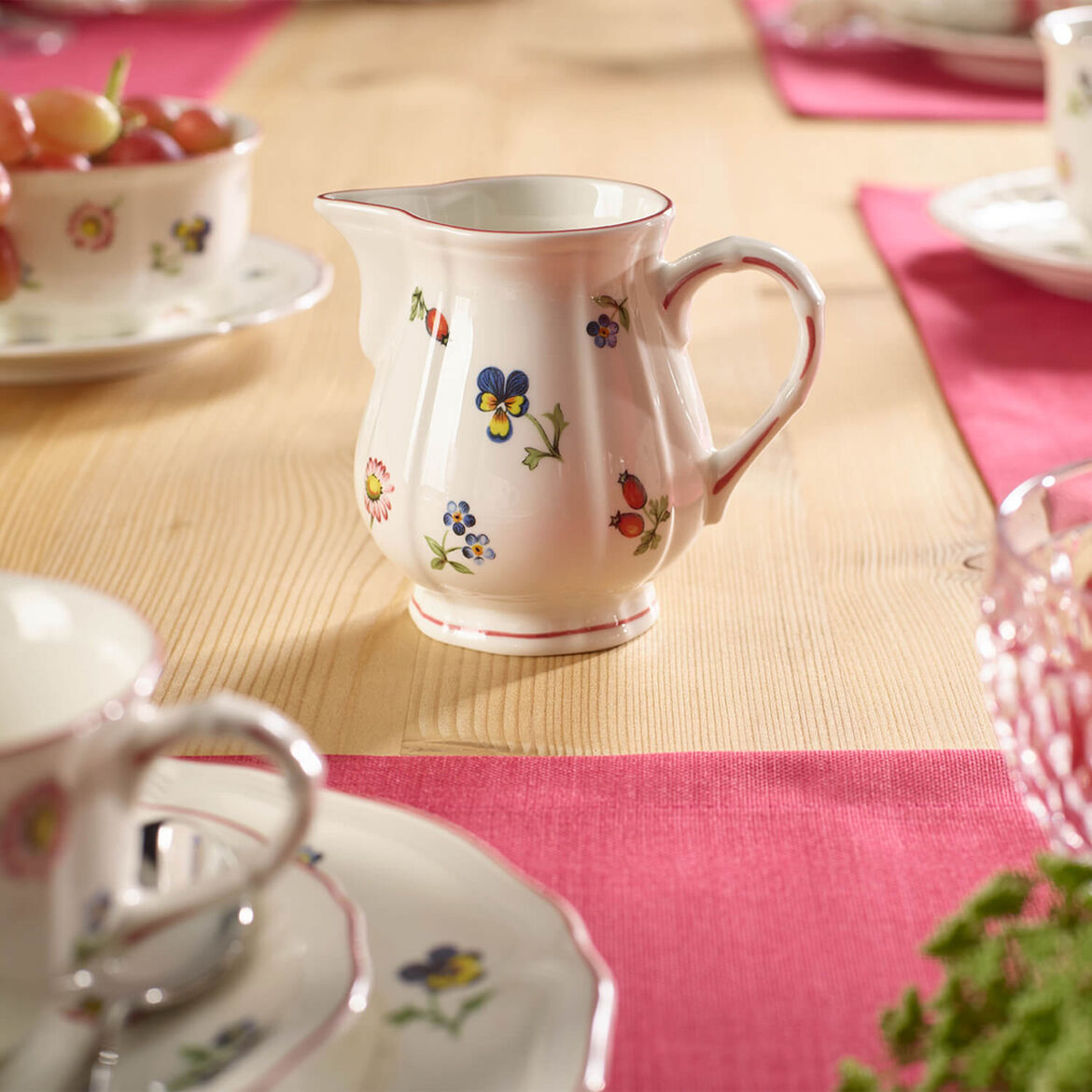 VILLEROY & BOCH Petite Fleur Lattiera Cremiera Bricco per Latte 250ml Porcellana