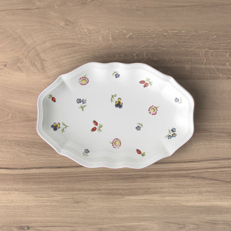 VILLEROY & BOCH Petite Fleur Vassoio Piccolo Raviera 24x16cm Porcellana