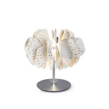 LLADRO' Lampada da Tavolo Nightbloom Bianco e Oro 47x47cm Porcellana