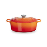 LE CREUSET Cocotte Ovale Evolution 29cm Arancio Ghisa Vetrificata