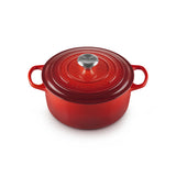 LE CREUSET Cocotte Rotonda Evolution 24cm Ciliegia Ghisa Vetrificata