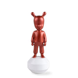 LLADRO' Figurina The Metallic Red Guest Piccolo 30x11cm Porcellana
