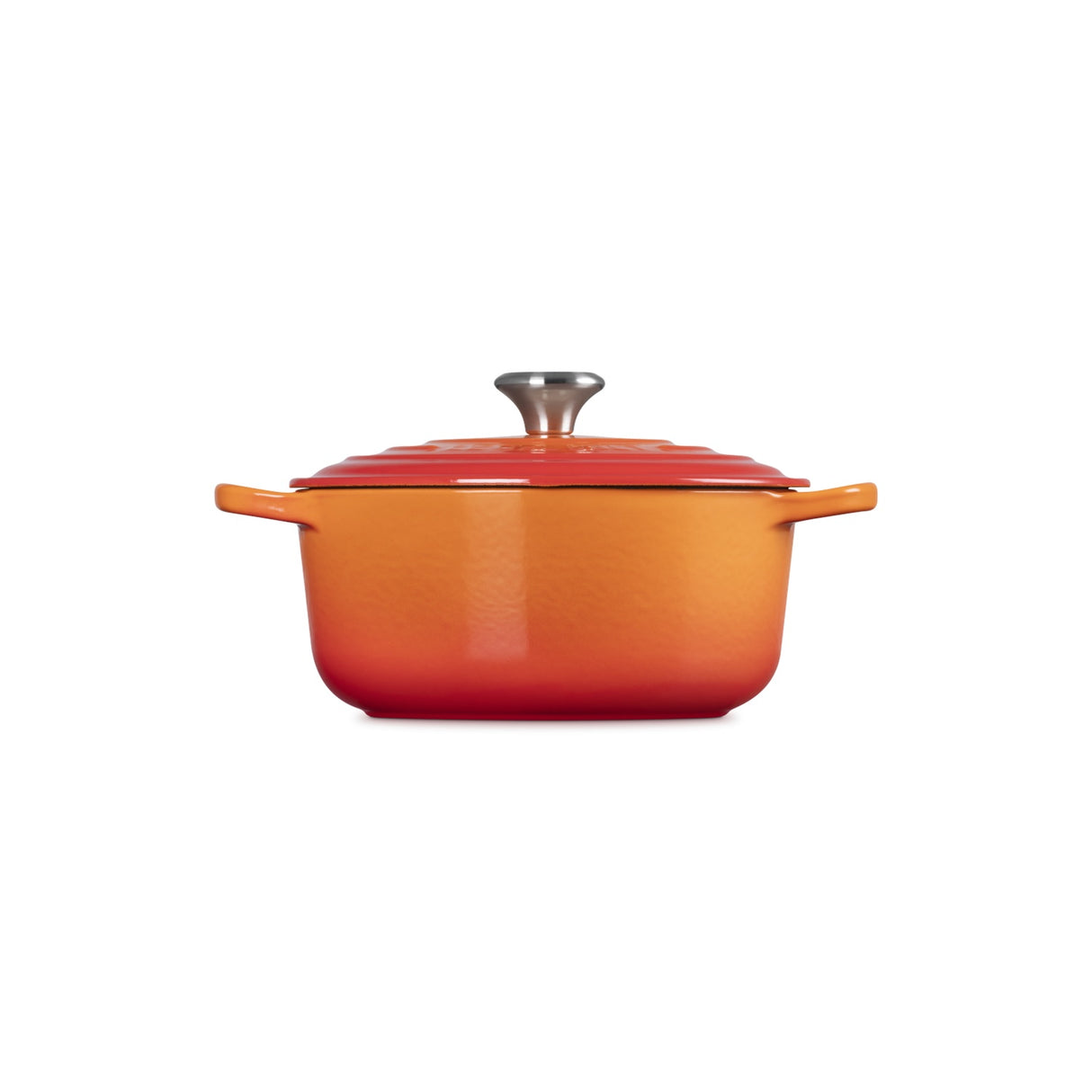 LE CREUSET Cocotte Rotonda Evolution 20cm Arancio Ghisa Vetrificata