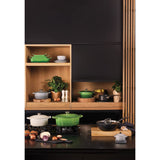 LE CREUSET Cocotte Rotonda Evolution 20cm Verde Bamboo Ghisa Vetrificata