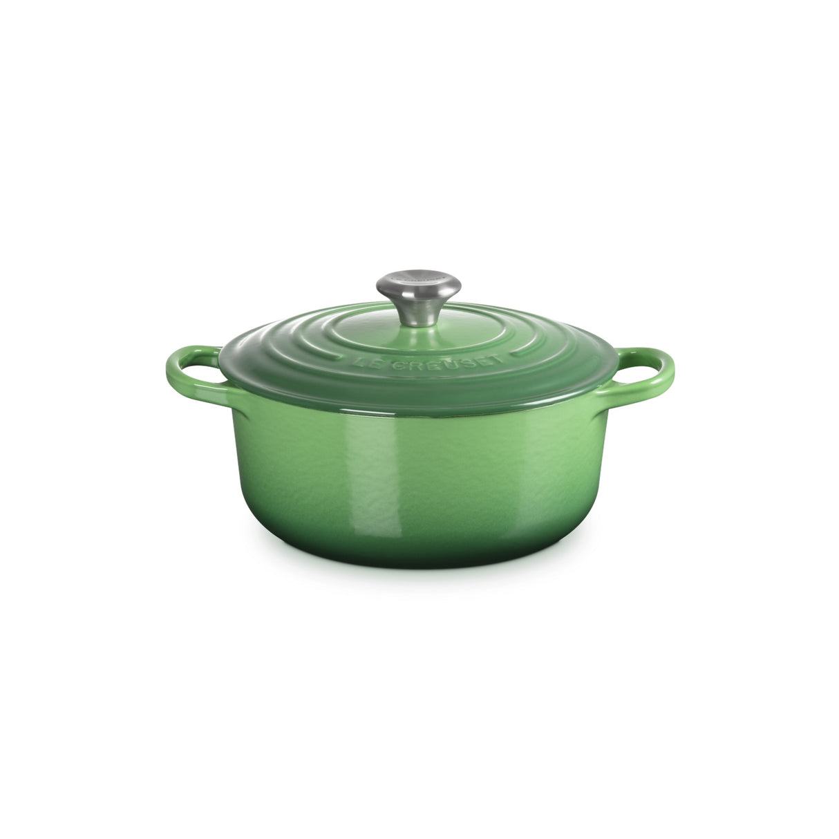 LE CREUSET Cocotte Rotonda Evolution 20cm Verde Bamboo Ghisa Vetrificata