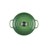 LE CREUSET Cocotte Rotonda Evolution 20cm Verde Bamboo Ghisa Vetrificata