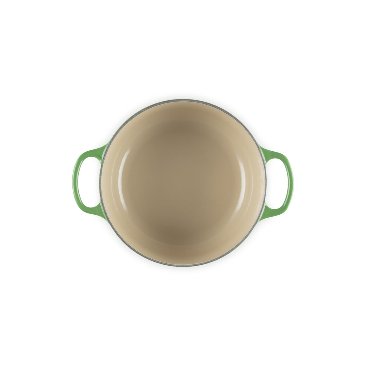 LE CREUSET Cocotte Rotonda Evolution 20cm Verde Bamboo Ghisa Vetrificata