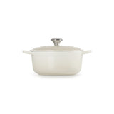 LE CREUSET Cocotte Rotonda Evolution 20cm Meringa Ghisa Vetrificata