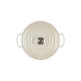 LE CREUSET Cocotte Rotonda Evolution 20cm Meringa Ghisa Vetrificata