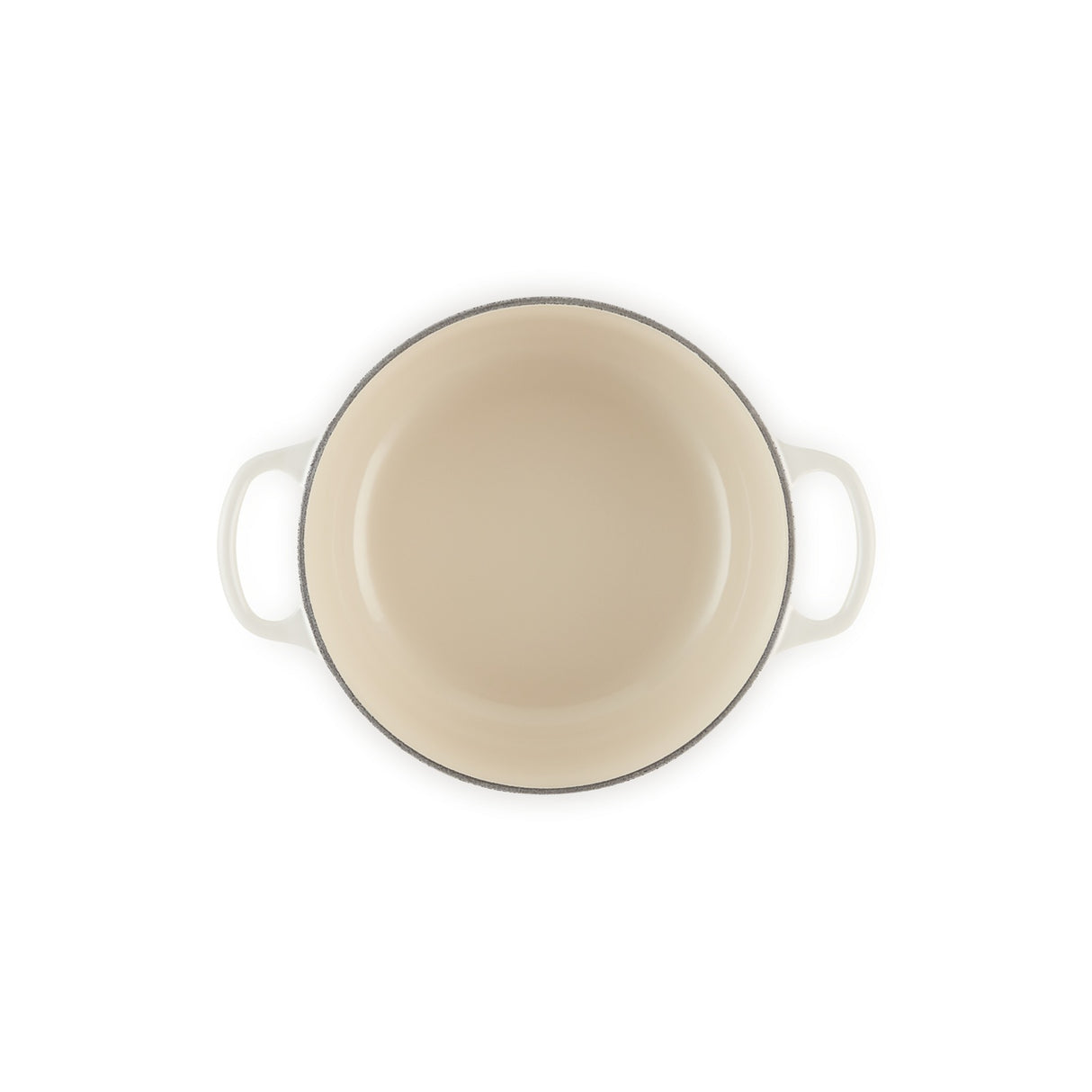 LE CREUSET Cocotte Rotonda Evolution 20cm Meringa Ghisa Vetrificata