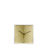 KARTELL Tic&amp;Tac Metal Wall and Table Clock Gold 30x30cm PMMA