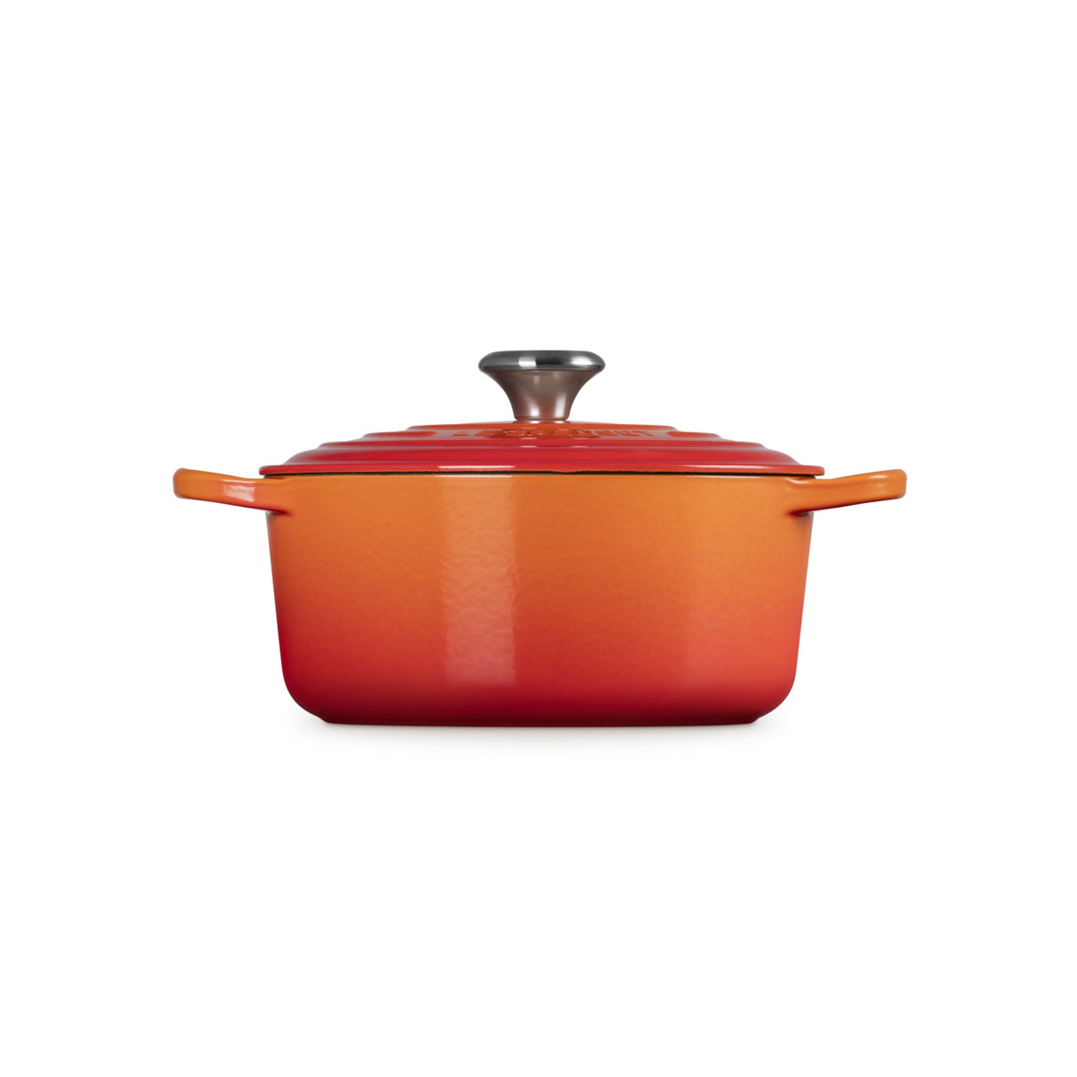 LE CREUSET Cocotte Rotonda Evolution 24cm Arancio Ghisa Vetrificata