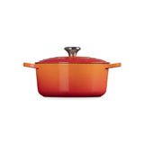 LE CREUSET Cocotte Rotonda Evolution 24cm Arancio Ghisa Vetrificata