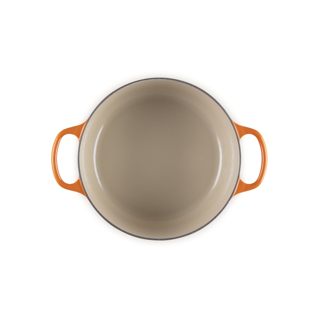 LE CREUSET Cocotte Rotonda Evolution 24cm Arancio Ghisa Vetrificata