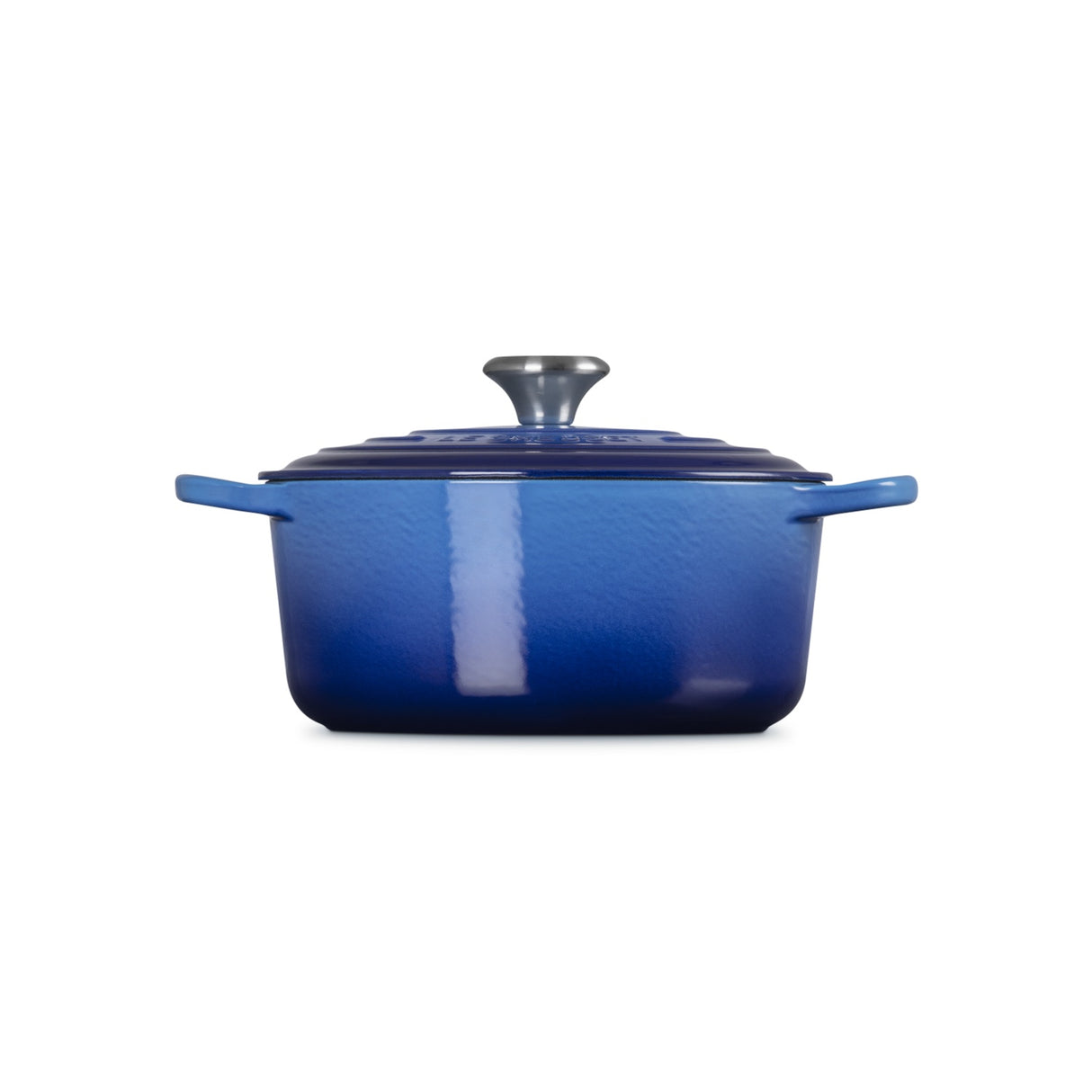 LE CREUSET Cocotte Rotonda Evolution 24cm Azure Blu Ghisa Vetrificata