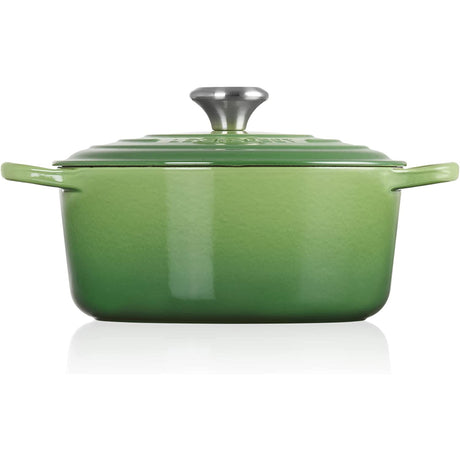 LE CREUSET Cocotte Rotonda Evolution 24cm Verde Bamboo Ghisa Vetrificata