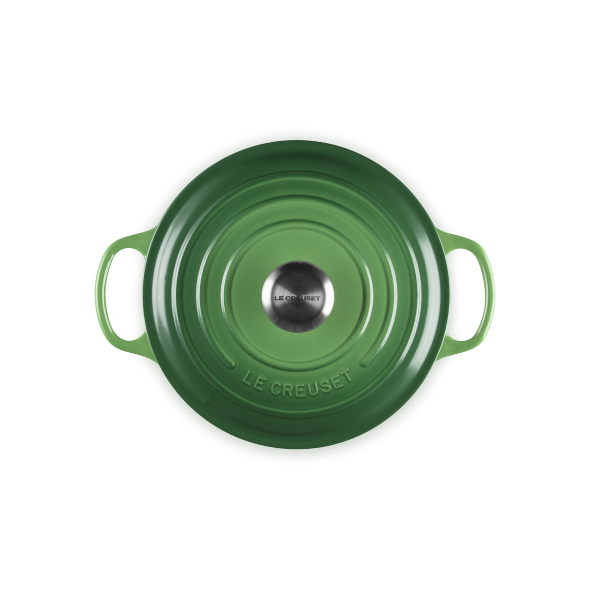 LE CREUSET Cocotte Rotonda Evolution 24cm Verde Bamboo Ghisa Vetrificata