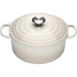 LE CREUSET Cocotte Rotonda Evolution 24cm Meringa Ghisa Vetrificata