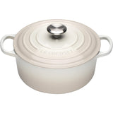 LE CREUSET Cocotte Rotonda Evolution 24cm Meringa Ghisa Vetrificata