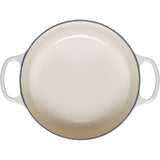 LE CREUSET Cocotte Rotonda Evolution 24cm Meringa Ghisa Vetrificata