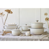 LE CREUSET Cocotte Rotonda Evolution 24cm Meringa Ghisa Vetrificata