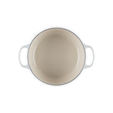 LE CREUSET Cocotte Rotonda Evolution 24cm Meringa Ghisa Vetrificata