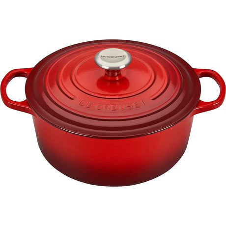 LE CREUSET Cocotte Rotonda Evolution 26cm Ciliegia Ghisa Vetrificata