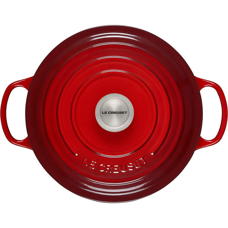 LE CREUSET Cocotte Rotonda Evolution 26cm Ciliegia Ghisa Vetrificata