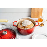 LE CREUSET Cocotte Rotonda Evolution 26cm Ciliegia Ghisa Vetrificata