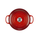 LE CREUSET Cocotte Rotonda Evolution 26cm Ciliegia Ghisa Vetrificata