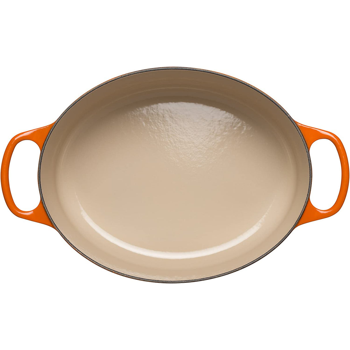 LE CREUSET Cocotte Ovale Evolution 29cm Arancio Ghisa Vetrificata