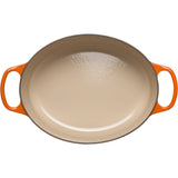 LE CREUSET Cocotte Ovale Evolution 29cm Arancio Ghisa Vetrificata