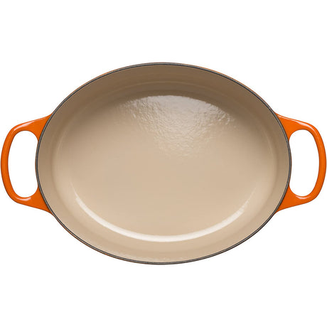 LE CREUSET Cocotte Ovale Evolution 29cm Arancio Ghisa Vetrificata
