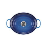 LE CREUSET Cocotte Ovale Evolution 29cm Azure Blu Ghisa Vetrificata