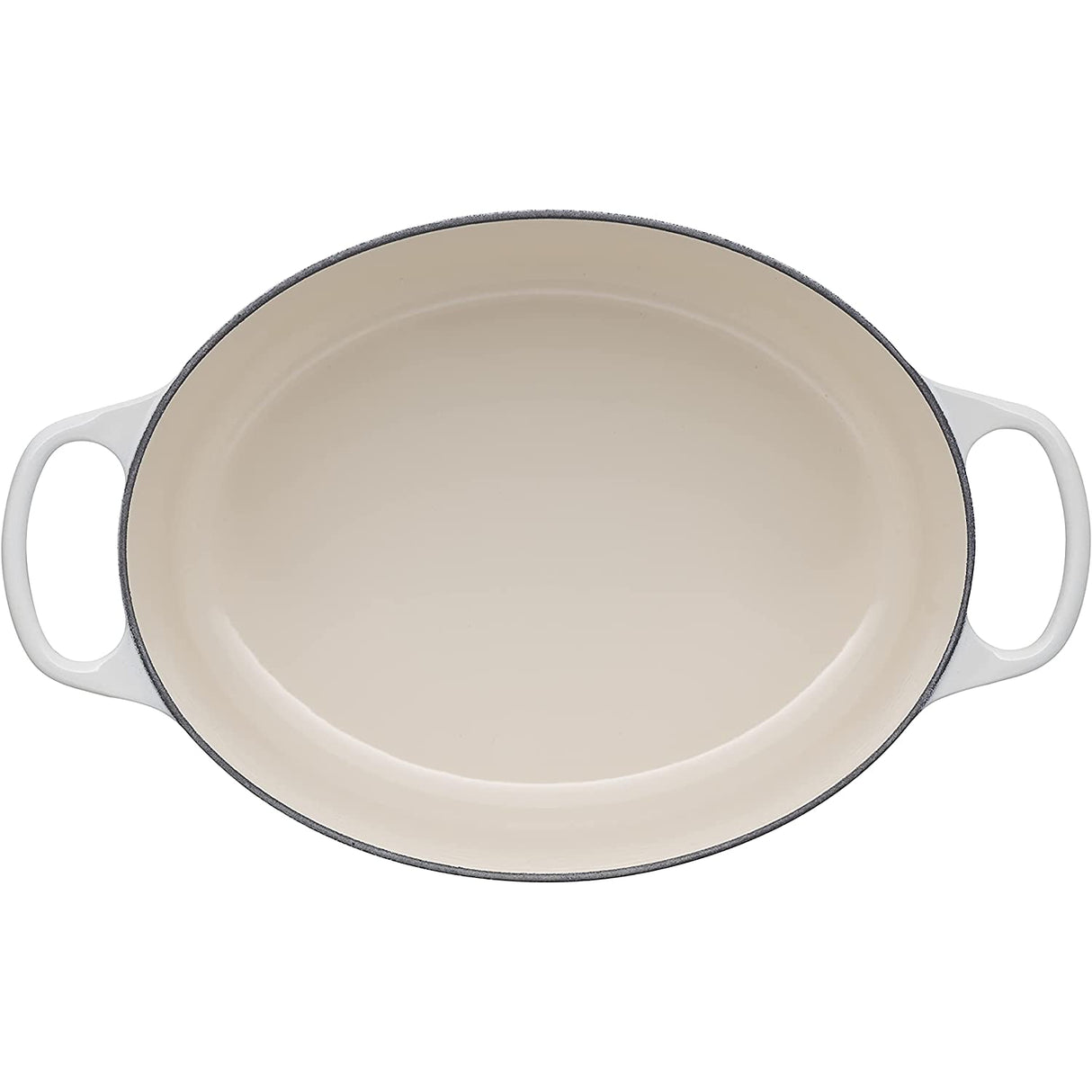 LE CREUSET Cocotte Ovale Evolution 29cm Meringa Ghisa Vetrificata