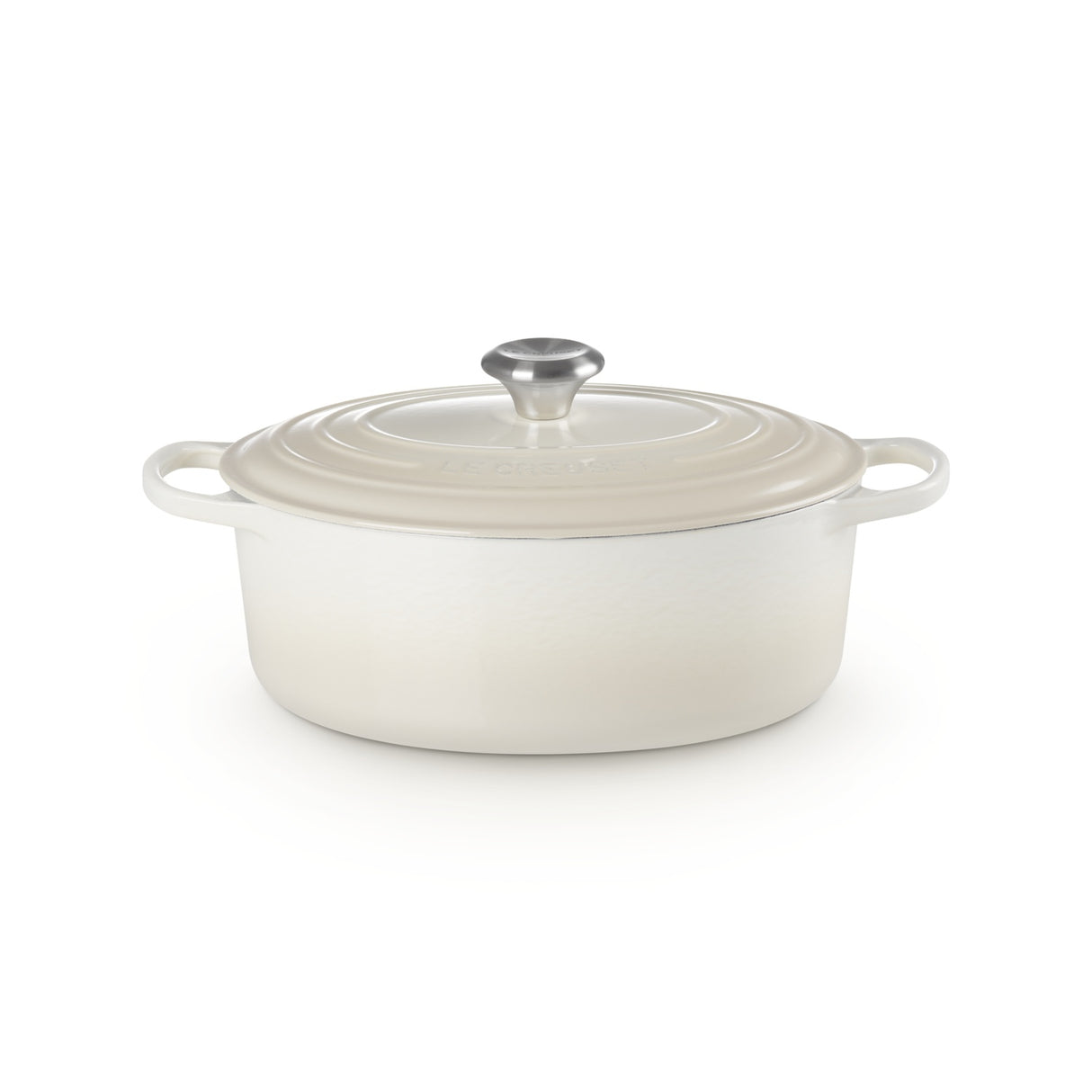 LE CREUSET Cocotte Ovale Evolution 29cm Meringa Ghisa Vetrificata