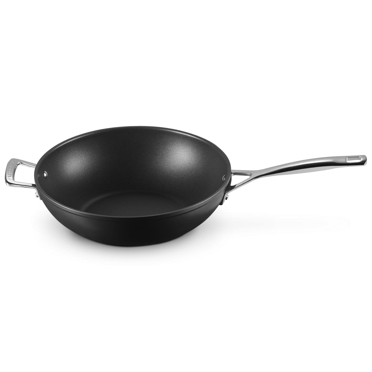 LE CREUSET Non-Stick Wok Pan with Long Handle 30cm Aluminium
